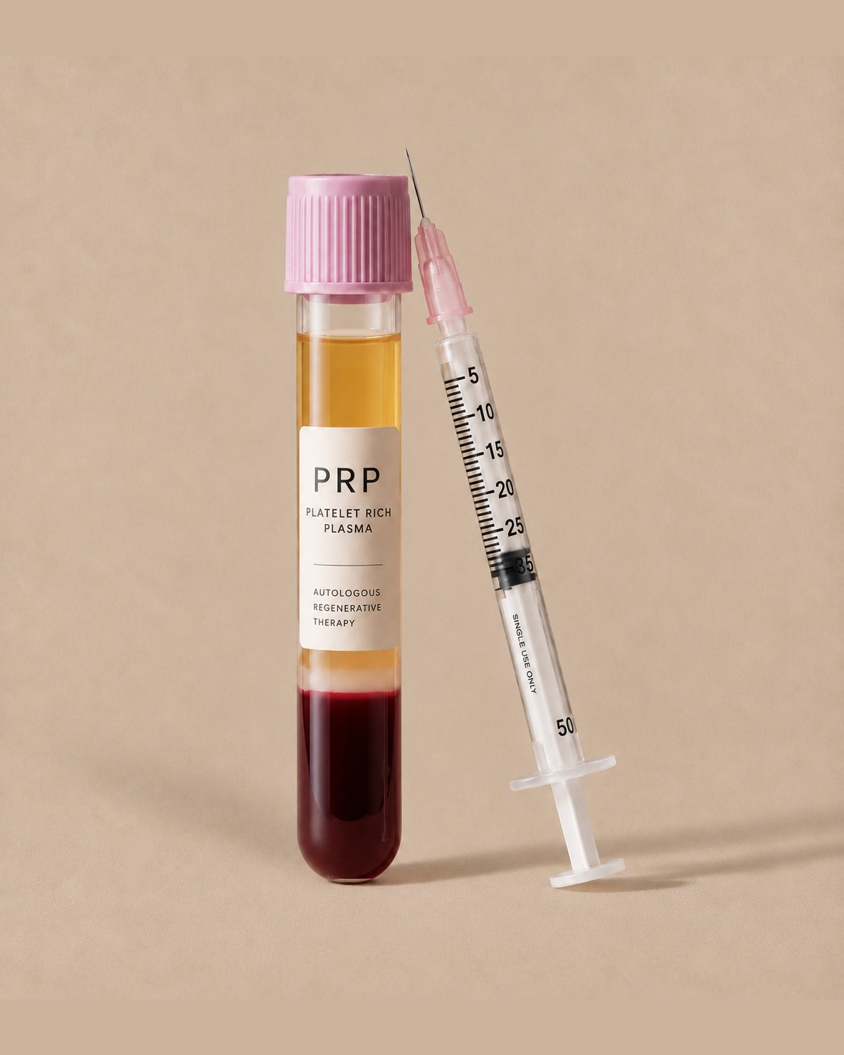 PRP hair restoration treatment being performed on a client
