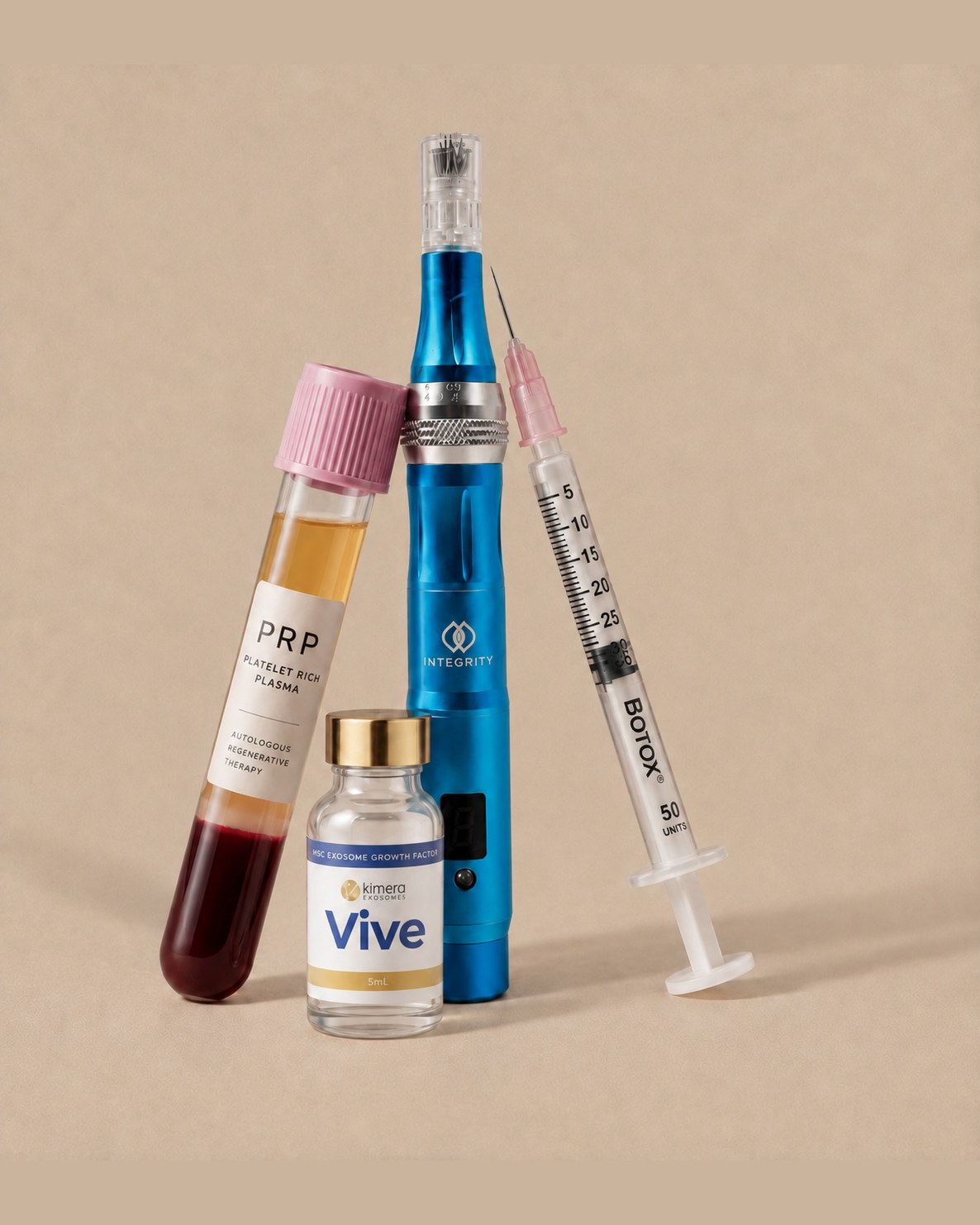 Microneedling hair restoration treatment being performed along the hairline