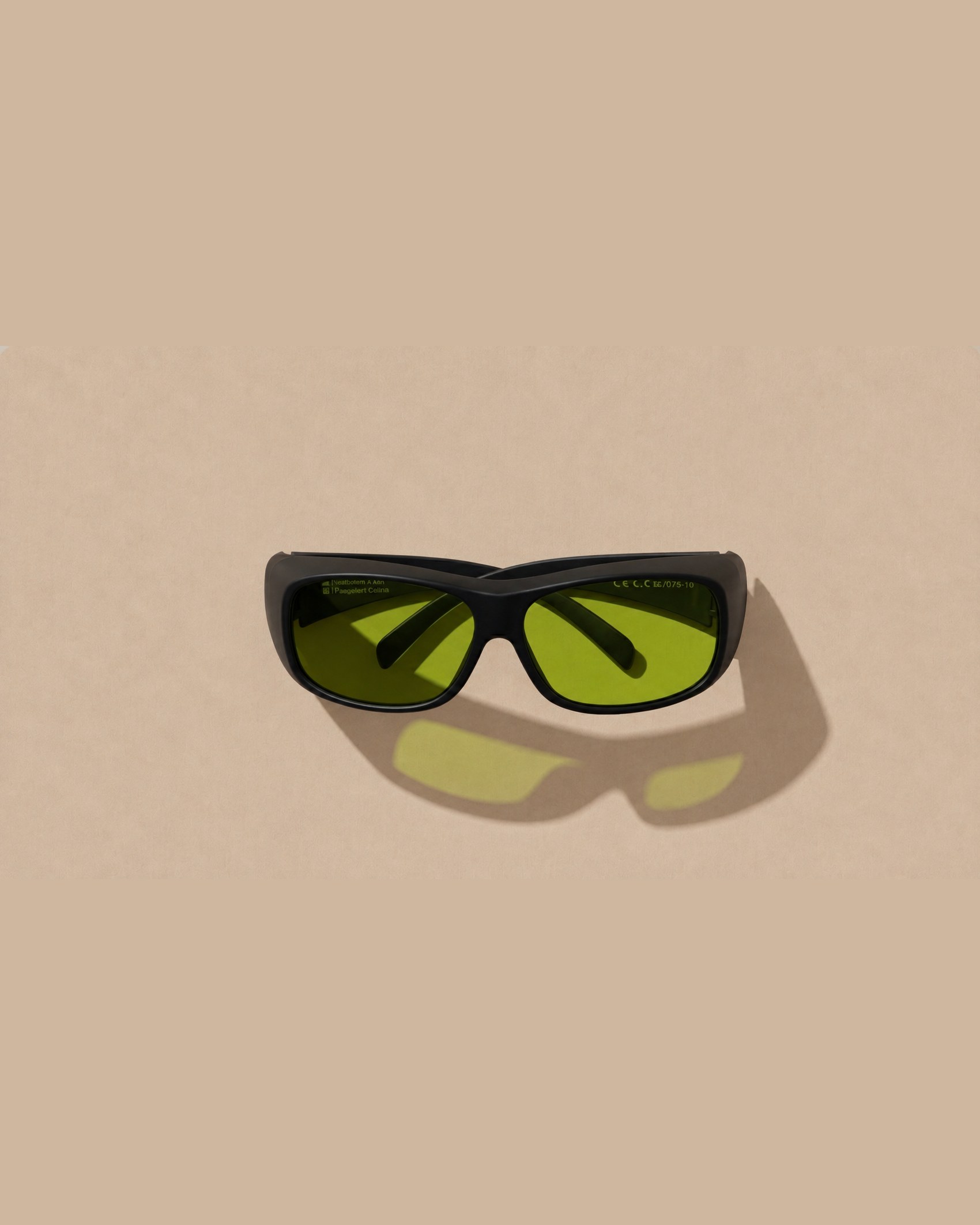 Laser safety glasses used during laser hair removal treatments